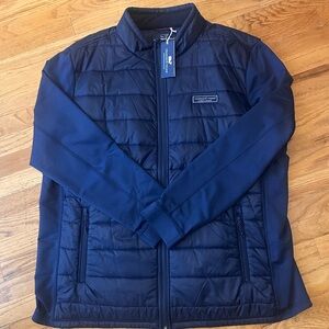 NWT Men’s Vineyard Vines Hybrid Full Zip Jacket. Size 3XT. Navy blue.